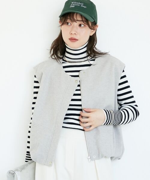 le.coeur blanc / ルクールブラン その他アウター | メルトンバルーンベスト | 詳細2