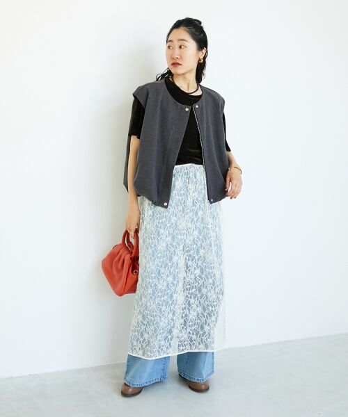 le.coeur blanc / ルクールブラン その他アウター | メルトンバルーンベスト | 詳細23