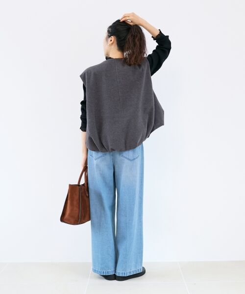 le.coeur blanc / ルクールブラン その他アウター | メルトンバルーンベスト | 詳細26