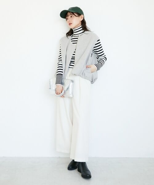 le.coeur blanc / ルクールブラン その他アウター | メルトンバルーンベスト | 詳細8