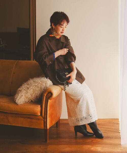 le.coeur blanc / ルクールブラン その他アウター | ステンカラー合皮ジャケット | 詳細26