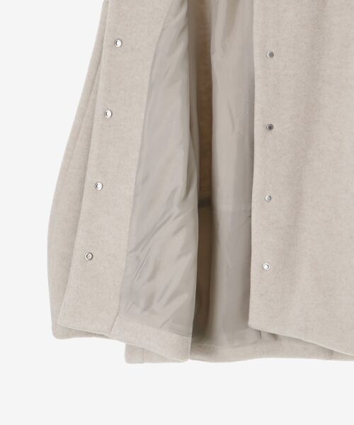 le.coeur blanc / ルクールブラン その他アウター | ノーカラーコクーンミドルコート | 詳細30
