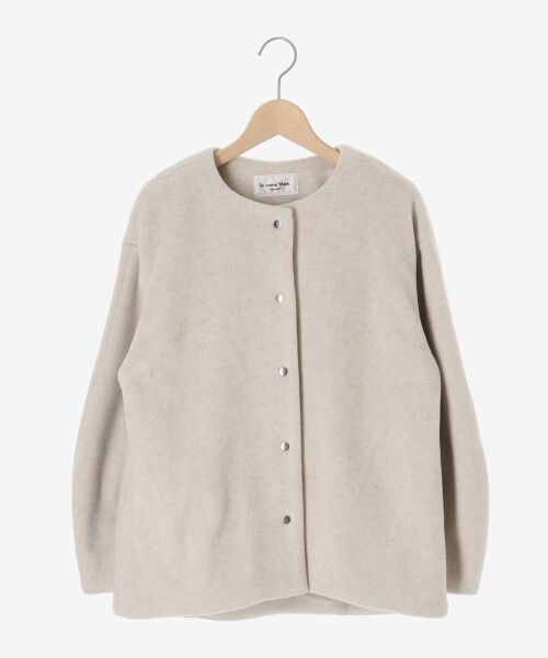 le.coeur blanc / ルクールブラン その他アウター | ノーカラーコクーンミドルコート | 詳細9