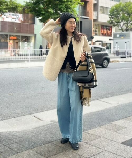 le.coeur blanc / ルクールブラン その他アウター | リバーシブルフェイクムートンコート | 詳細19