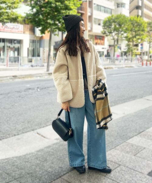 le.coeur blanc / ルクールブラン その他アウター | リバーシブルフェイクムートンコート | 詳細20