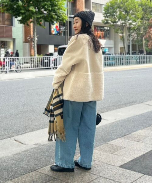 le.coeur blanc / ルクールブラン その他アウター | リバーシブルフェイクムートンコート | 詳細21