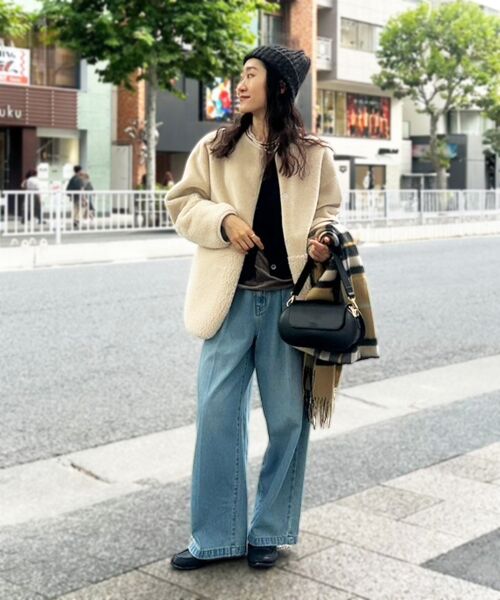 le.coeur blanc / ルクールブラン その他アウター | リバーシブルフェイクムートンコート | 詳細22