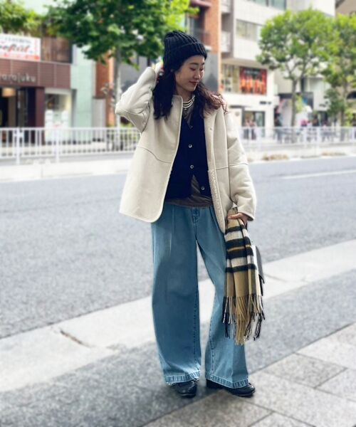 le.coeur blanc / ルクールブラン その他アウター | リバーシブルフェイクムートンコート | 詳細26