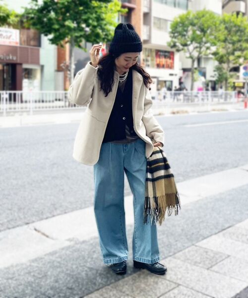 le.coeur blanc / ルクールブラン その他アウター | リバーシブルフェイクムートンコート | 詳細27