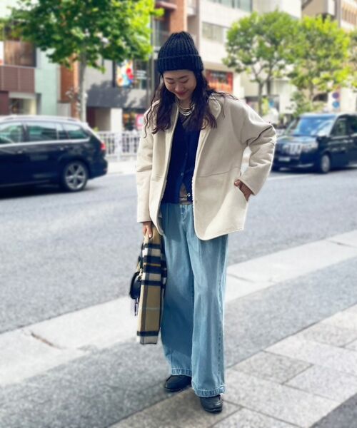 le.coeur blanc / ルクールブラン その他アウター | リバーシブルフェイクムートンコート | 詳細29