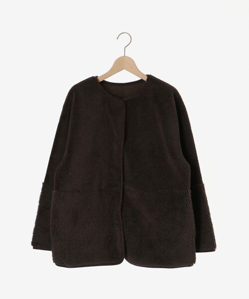 le.coeur blanc / ルクールブラン その他アウター | リバーシブルフェイクムートンコート | 詳細30