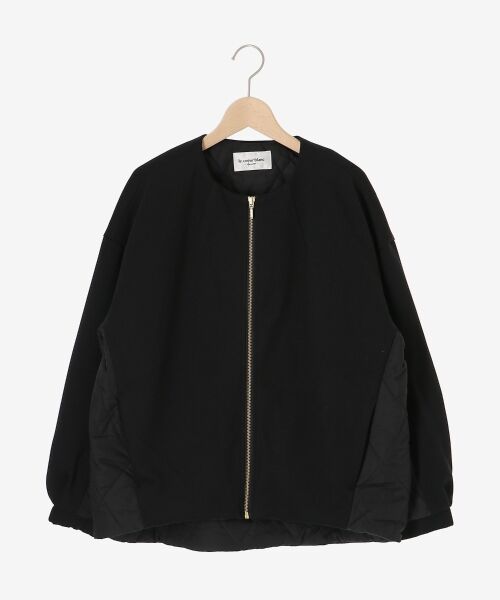le.coeur blanc / ルクールブラン ブルゾン | ダンボール×キルトノーカラーコクーンブルゾン | 詳細17