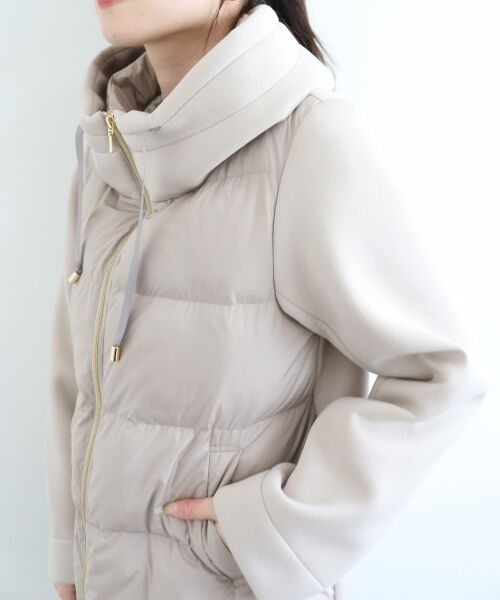 le.coeur blanc / ルクールブラン ブルゾン | カットボンディング×スムースタフタショートブルゾン | 詳細10