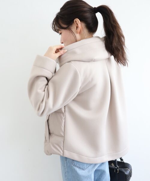 le.coeur blanc / ルクールブラン ブルゾン | カットボンディング×スムースタフタショートブルゾン | 詳細13