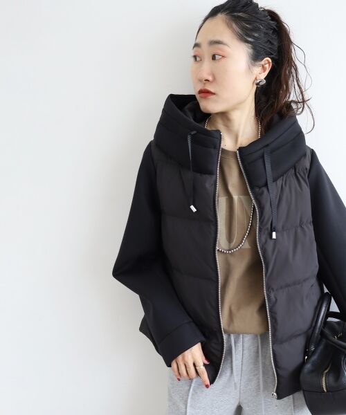 le.coeur blanc / ルクールブラン ブルゾン | カットボンディング×スムースタフタショートブルゾン | 詳細16