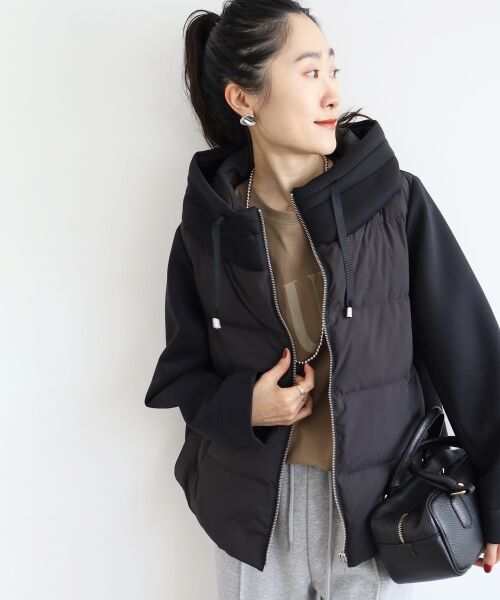 le.coeur blanc / ルクールブラン ブルゾン | カットボンディング×スムースタフタショートブルゾン | 詳細17