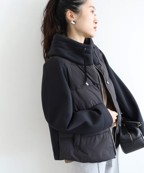 le.coeur blanc / ルクールブラン ブルゾン | カットボンディング×スムースタフタショートブルゾン | 詳細18