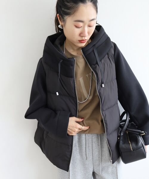 le.coeur blanc / ルクールブラン ブルゾン | カットボンディング×スムースタフタショートブルゾン | 詳細19