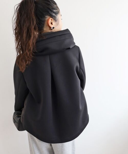 le.coeur blanc / ルクールブラン ブルゾン | カットボンディング×スムースタフタショートブルゾン | 詳細21