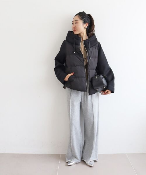 le.coeur blanc / ルクールブラン ブルゾン | カットボンディング×スムースタフタショートブルゾン | 詳細23