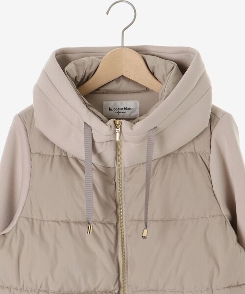 le.coeur blanc / ルクールブラン ブルゾン | カットボンディング×スムースタフタショートブルゾン | 詳細28
