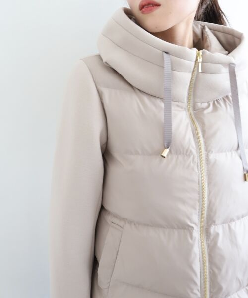 le.coeur blanc / ルクールブラン ブルゾン | カットボンディング×スムースタフタショートブルゾン | 詳細9