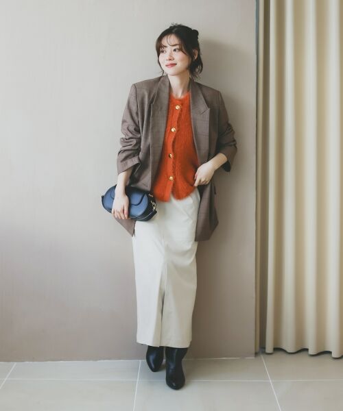 le.coeur blanc / ルクールブラン テーラードジャケット | グレンチェックダブルブレストジャケット | 詳細23