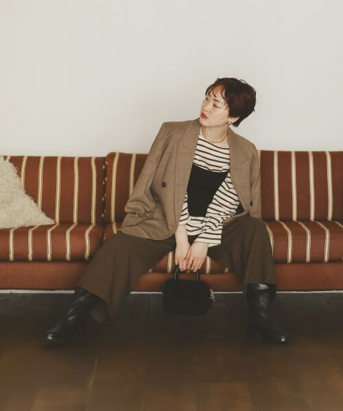 le.coeur blanc / ルクールブラン テーラードジャケット | グレンチェックダブルブレストジャケット | 詳細26