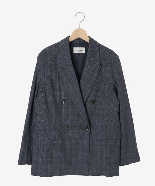 le.coeur blanc / ルクールブラン テーラードジャケット | グレンチェックダブルブレストジャケット | 詳細29