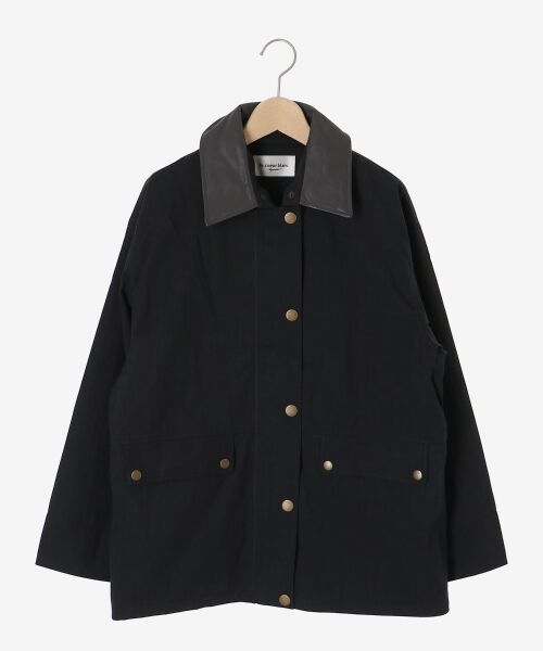 le.coeur blanc / ルクールブラン その他アウター | 異素材カラーワークジャケット | 詳細1