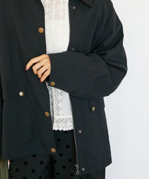 le.coeur blanc / ルクールブラン その他アウター | 異素材カラーワークジャケット | 詳細13