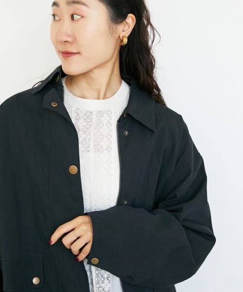 le.coeur blanc / ルクールブラン その他アウター | 異素材カラーワークジャケット | 詳細14