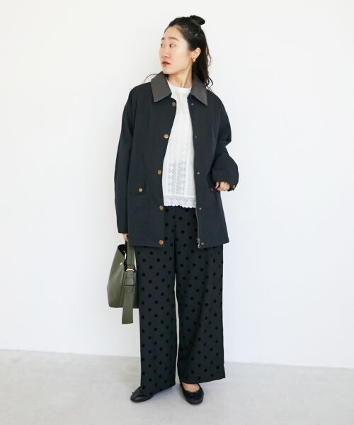 le.coeur blanc / ルクールブラン その他アウター | 異素材カラーワークジャケット | 詳細16