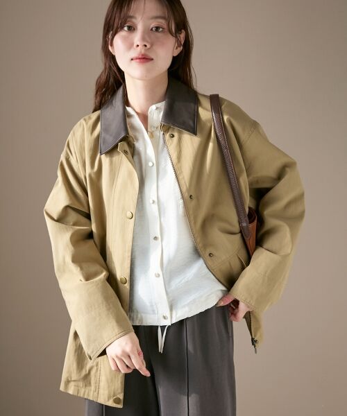 le.coeur blanc / ルクールブラン その他アウター | 異素材カラーワークジャケット | 詳細21
