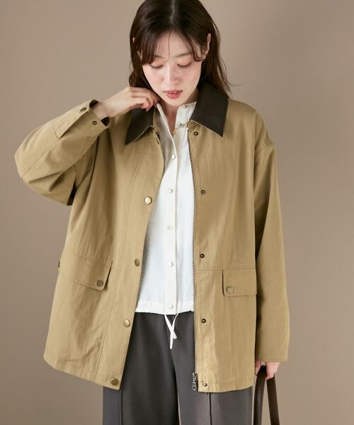 le.coeur blanc / ルクールブラン その他アウター | 異素材カラーワークジャケット | 詳細24