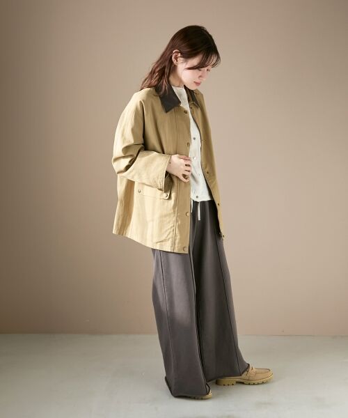 le.coeur blanc / ルクールブラン その他アウター | 異素材カラーワークジャケット | 詳細26
