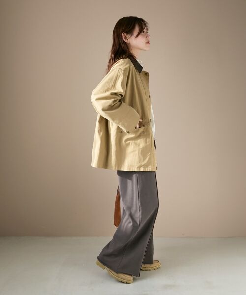 le.coeur blanc / ルクールブラン その他アウター | 異素材カラーワークジャケット | 詳細27