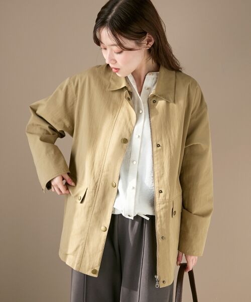 le.coeur blanc / ルクールブラン その他アウター | 異素材カラーワークジャケット | 詳細29