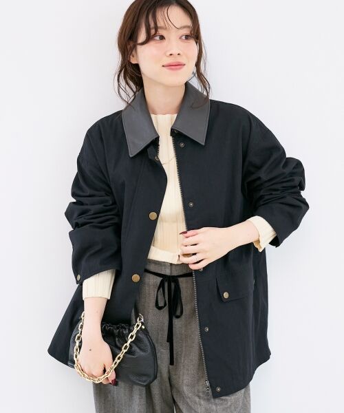 le.coeur blanc / ルクールブラン その他アウター | 異素材カラーワークジャケット | 詳細5