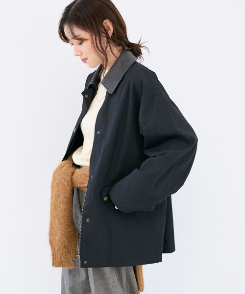 le.coeur blanc / ルクールブラン その他アウター | 異素材カラーワークジャケット | 詳細7