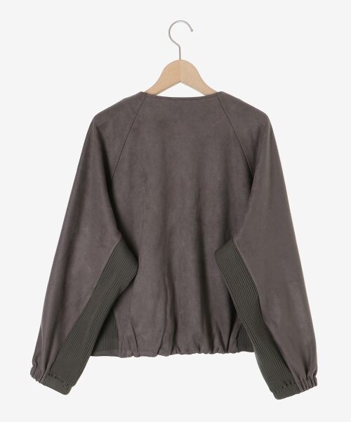 le.coeur blanc / ルクールブラン ブルゾン | 異素材ボリュームスリーブブルゾン | 詳細22