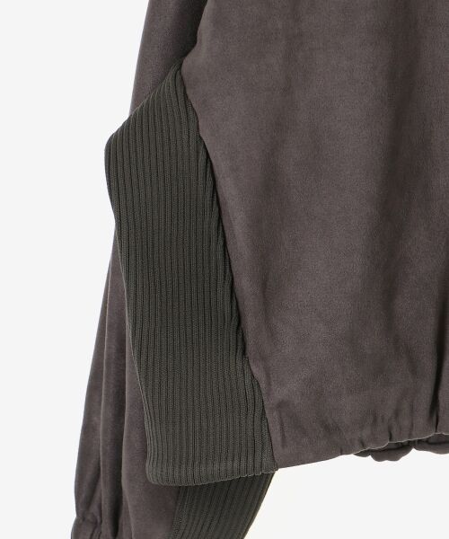 le.coeur blanc / ルクールブラン ブルゾン | 異素材ボリュームスリーブブルゾン | 詳細25