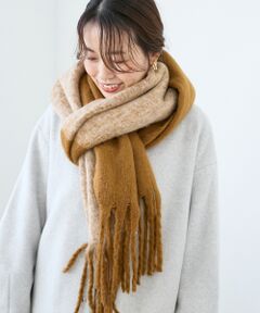 le.coeur blanc / ルクールブラン マフラー・ショール・スヌード・ストール | 《手洗い可能》ヘアリーカラーマフラー