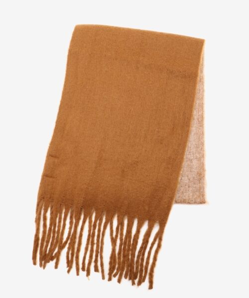 le.coeur blanc / ルクールブラン マフラー・ショール・スヌード・ストール | 《手洗い可能》ヘアリーカラーマフラー | 詳細1