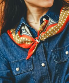 le.coeur blanc / ルクールブラン バンダナ・スカーフ | AULENTTIヴィンテージスカーフ