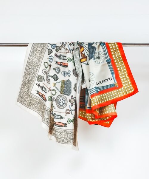 le.coeur blanc / ルクールブラン バンダナ・スカーフ | AULENTTIヴィンテージスカーフ | 詳細1