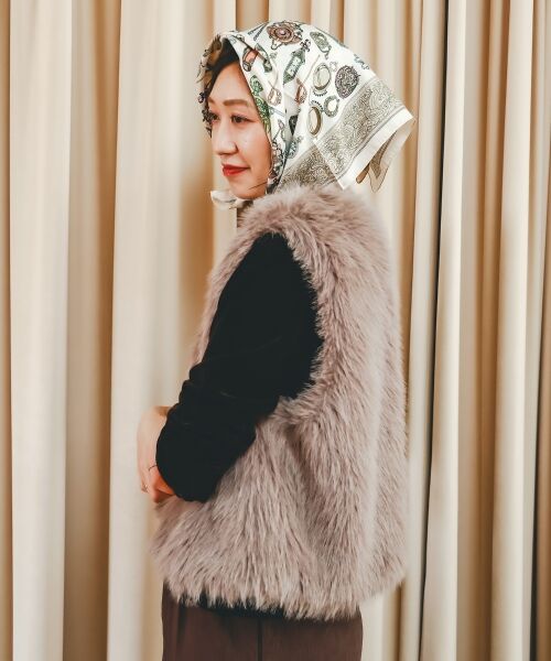 le.coeur blanc / ルクールブラン バンダナ・スカーフ | AULENTTIヴィンテージスカーフ | 詳細17