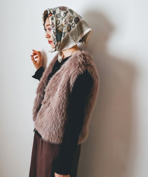 le.coeur blanc / ルクールブラン バンダナ・スカーフ | AULENTTIヴィンテージスカーフ | 詳細21