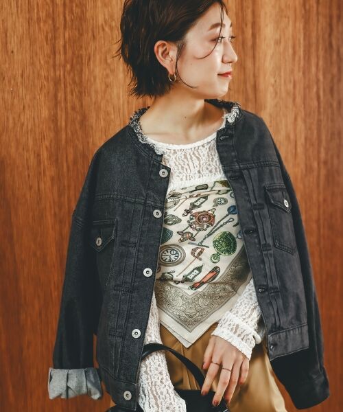 le.coeur blanc / ルクールブラン バンダナ・スカーフ | AULENTTIヴィンテージスカーフ | 詳細27