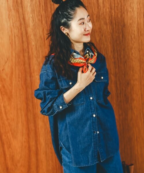 le.coeur blanc / ルクールブラン バンダナ・スカーフ | AULENTTIヴィンテージスカーフ | 詳細7